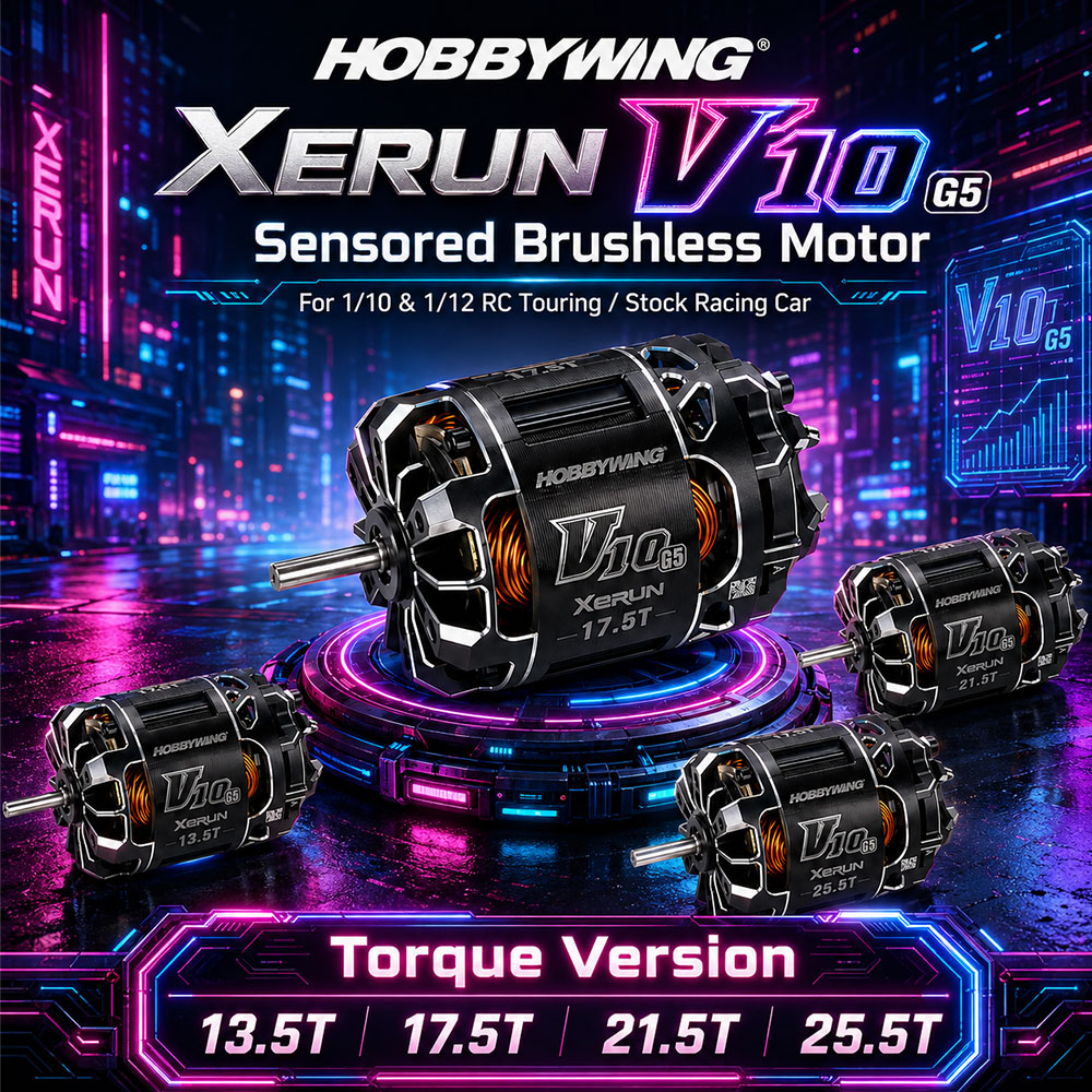 Rc Hobby Engine - Motore Brushless HOBBYWING XERUN V10 G5