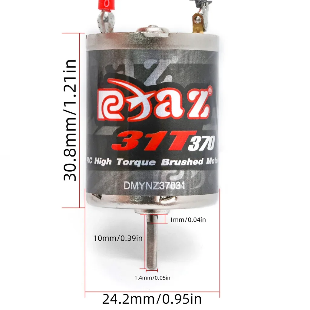 Motore DC a spazzole 370/380/3 - Rc Hobby Engine recensione e prezzo